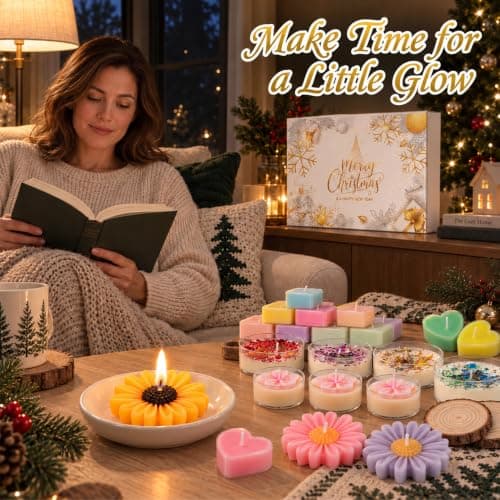 Caja del calendario de Adviento Velas ImnBest