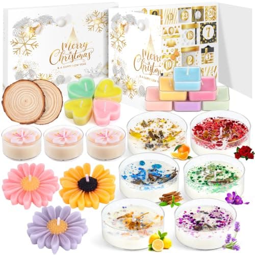 Calendario de Adviento Velas ImnBest con las 24 casillas