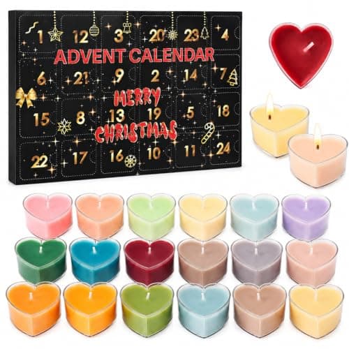Calendario de Adviento Velas Luxorielle en caja reutilizable
