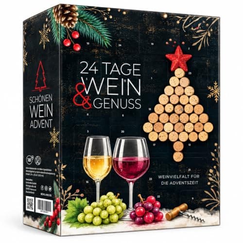 Calendario de Adviento de Vino Boxiland con las 24 botellas