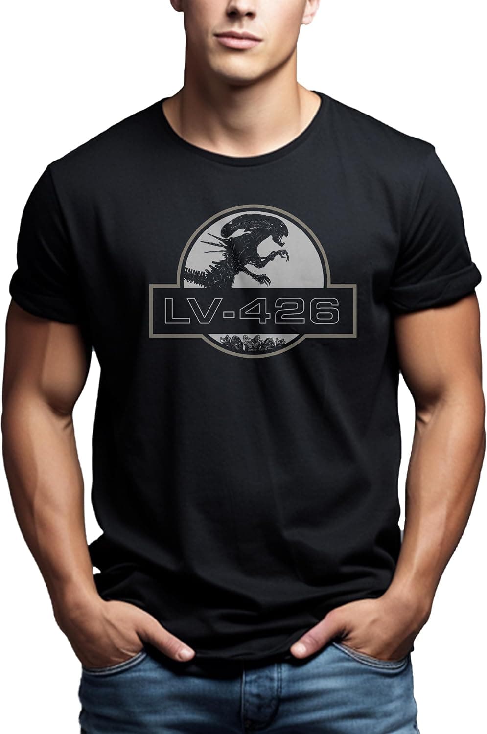Camiseta Alien friki para hombre, foto 2