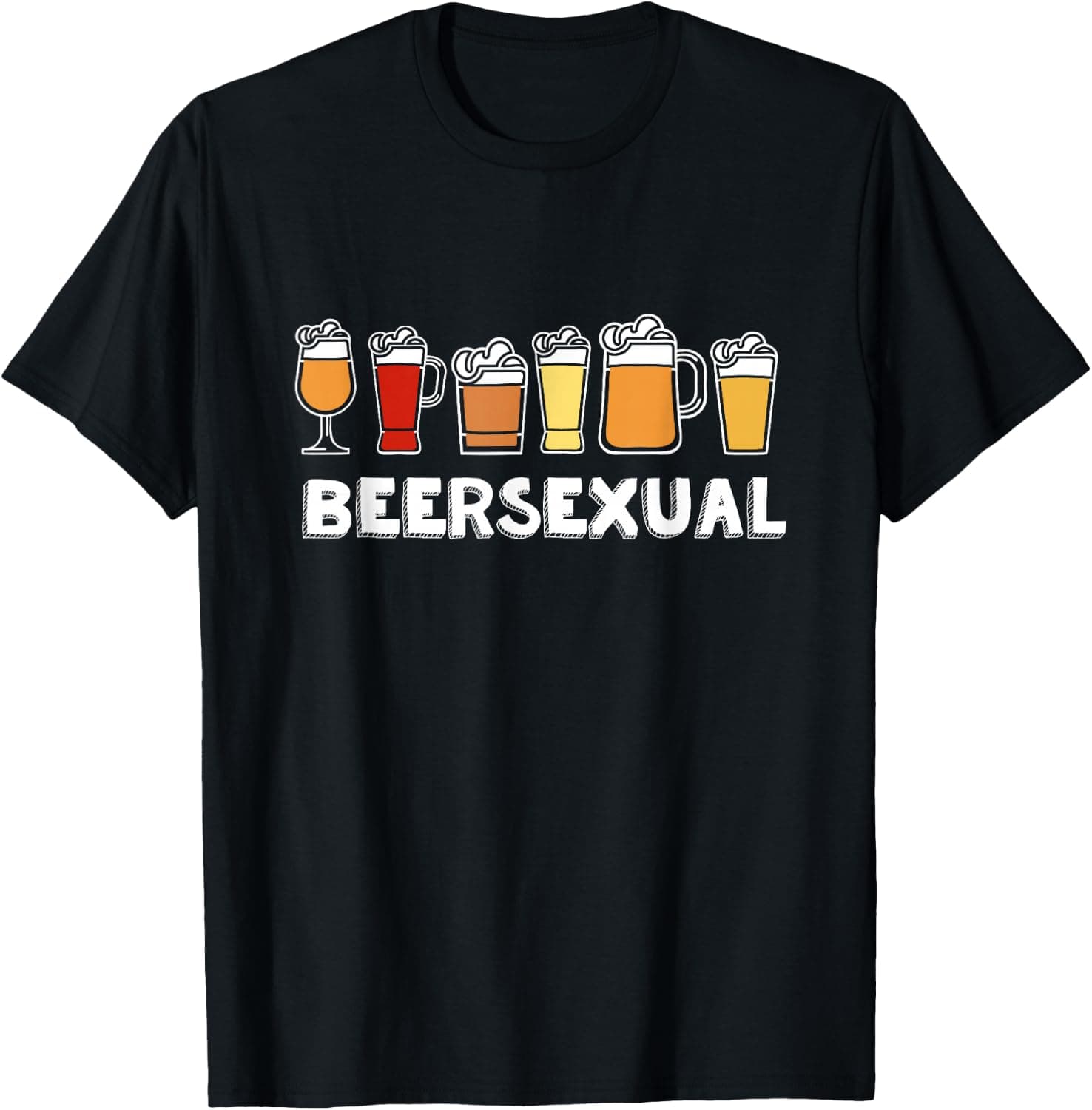 Camiseta con el estampado "Beersexual" de humor cervecero