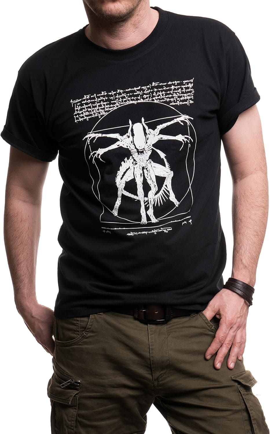 Camiseta friki "Alien Isolation" estilo Vitruvio, de MAKAYA, foto 2