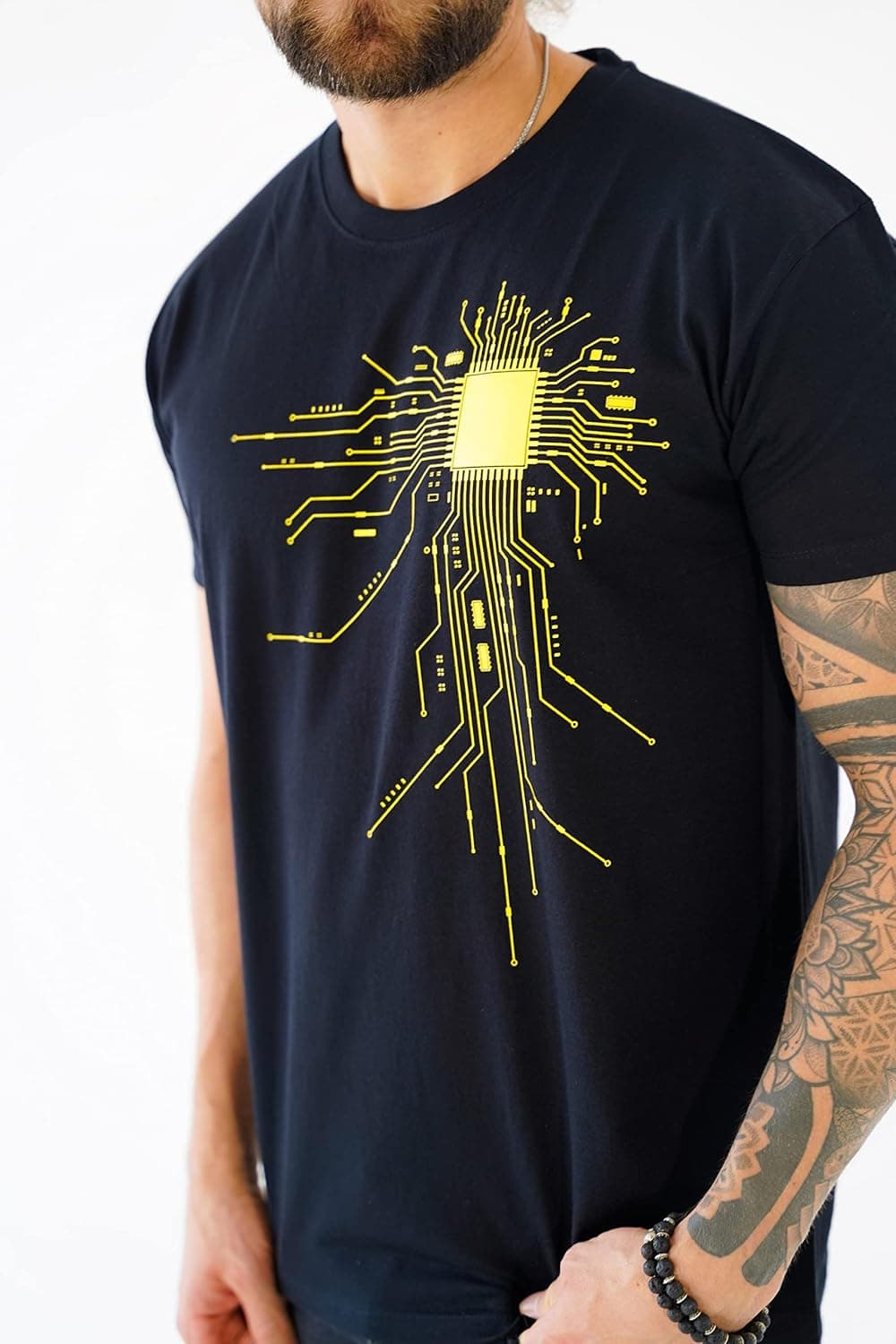 Camiseta friki CPU para hombre, foto 3