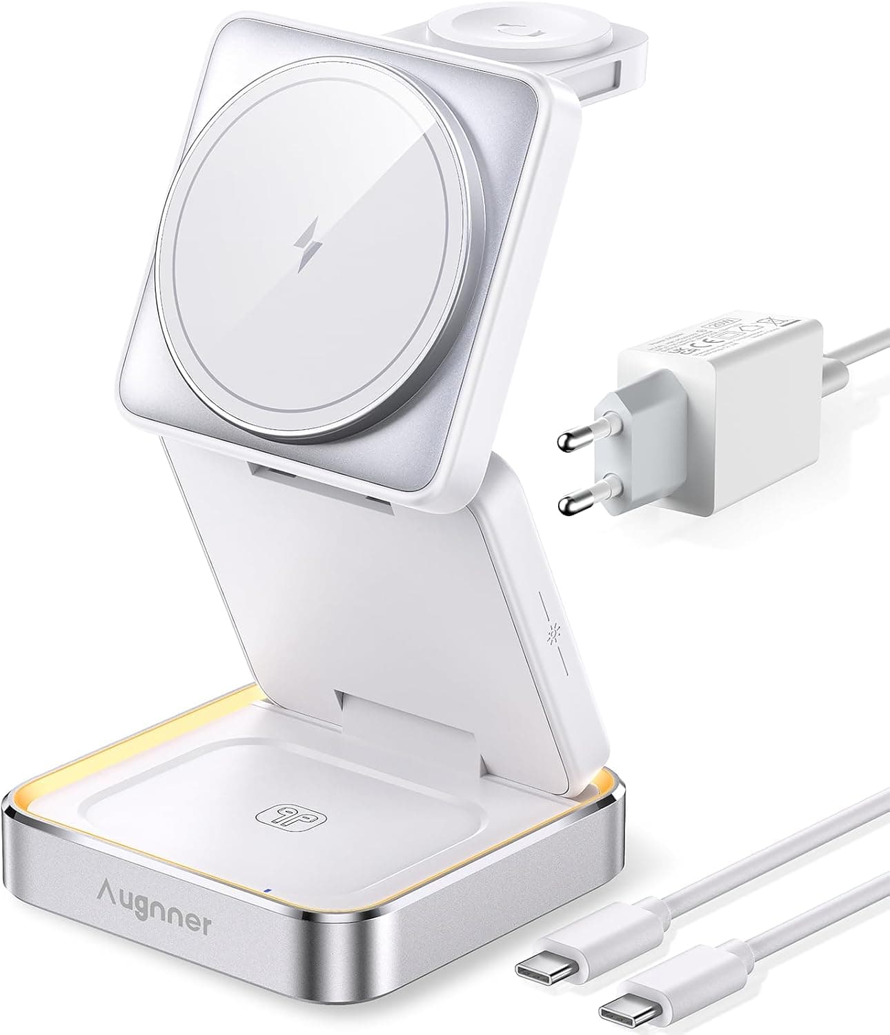 Cargador Inalámbrico Plegable 3 en 1 para Apple