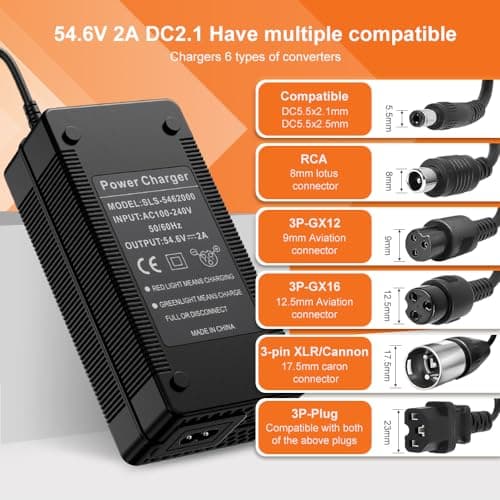 Conectores intercambiables del cargador ZIMAOER