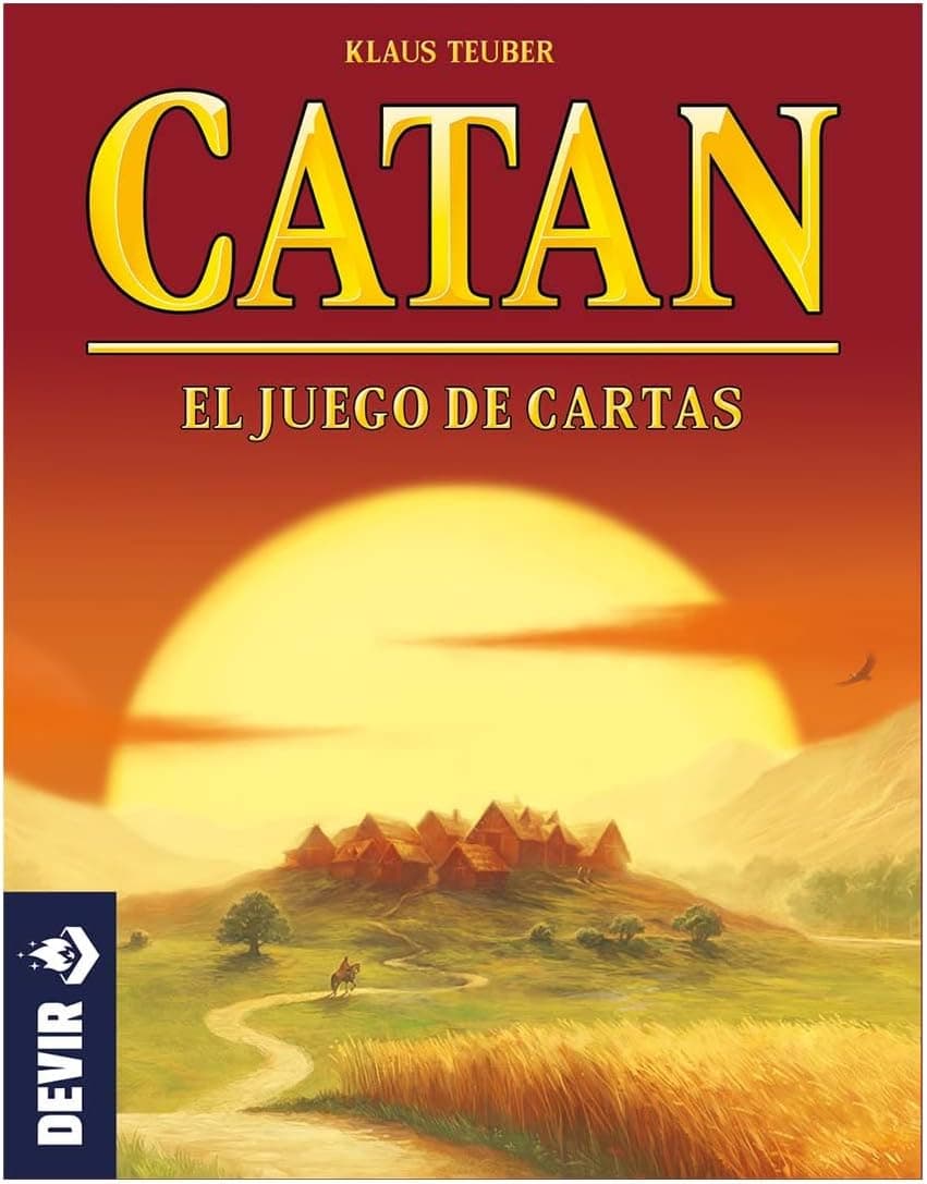 Caja de Catan el juego de cartas, de Devir