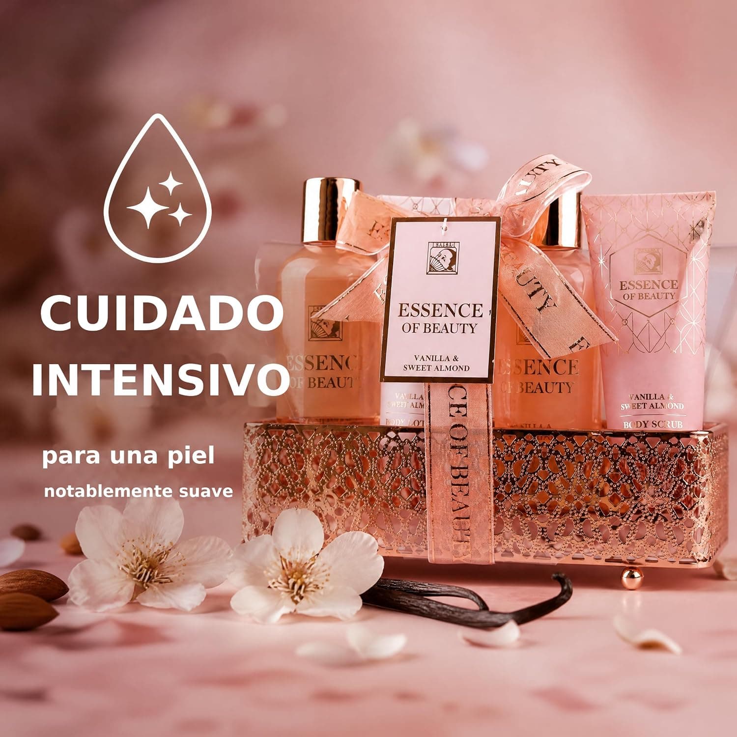 Cesta de baño de vainilla y almendra, Accentra, foto 2