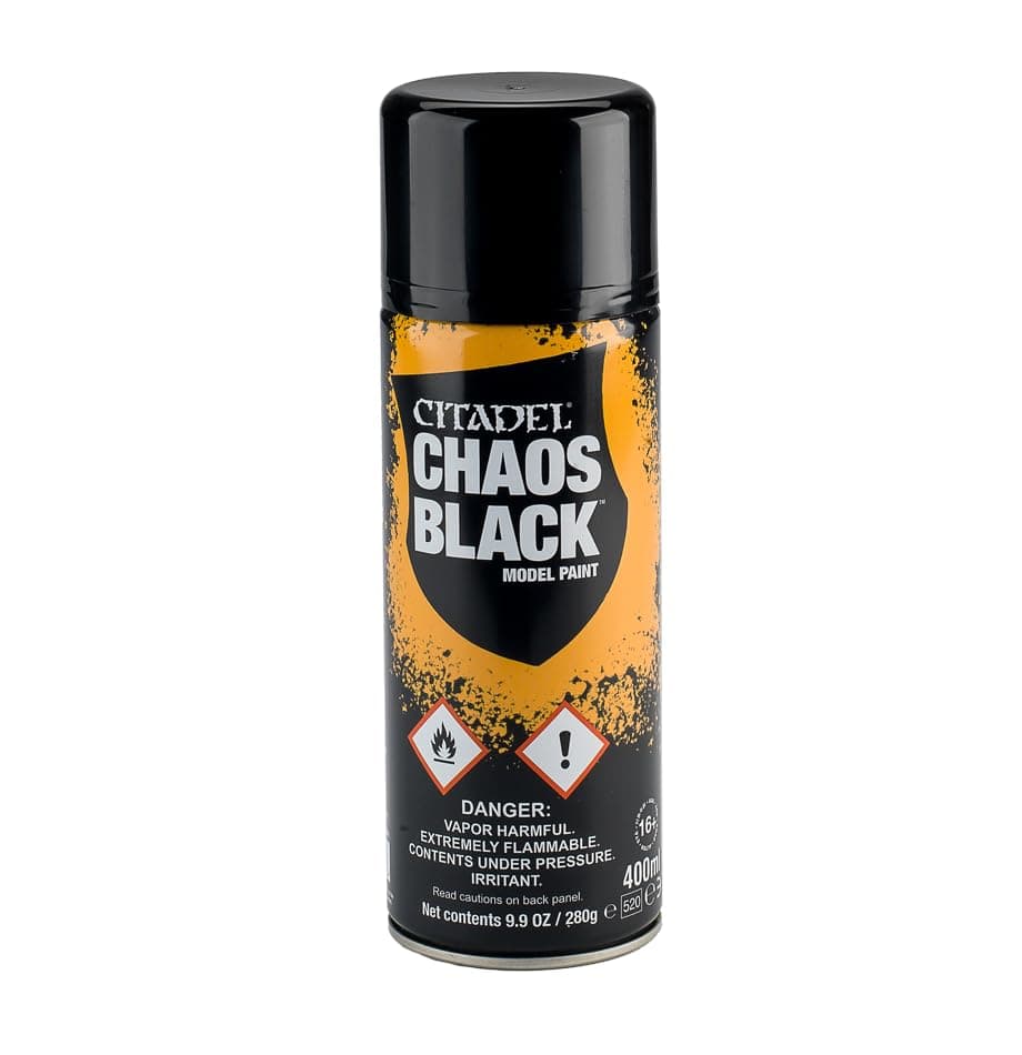 Bote de spray Chaos Black de Citadel