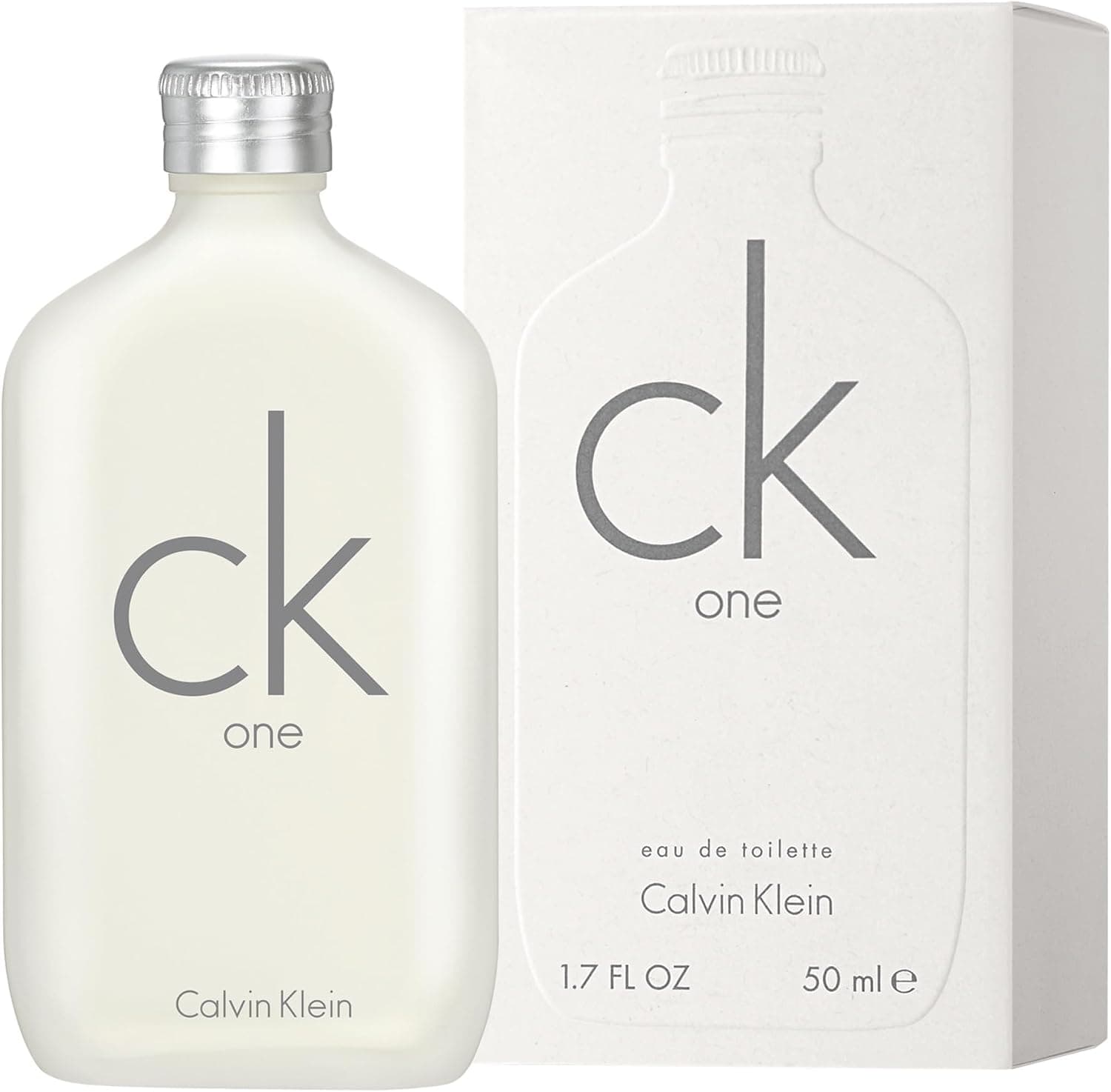 El frasco junto a su estuche blanco de 50 ml