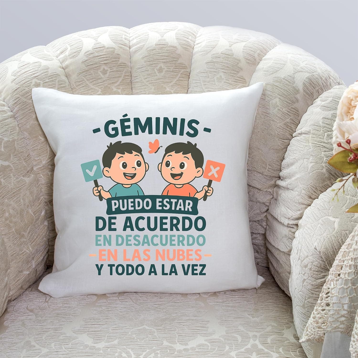 Cojín de Géminis, de MUGFFINS, foto 2