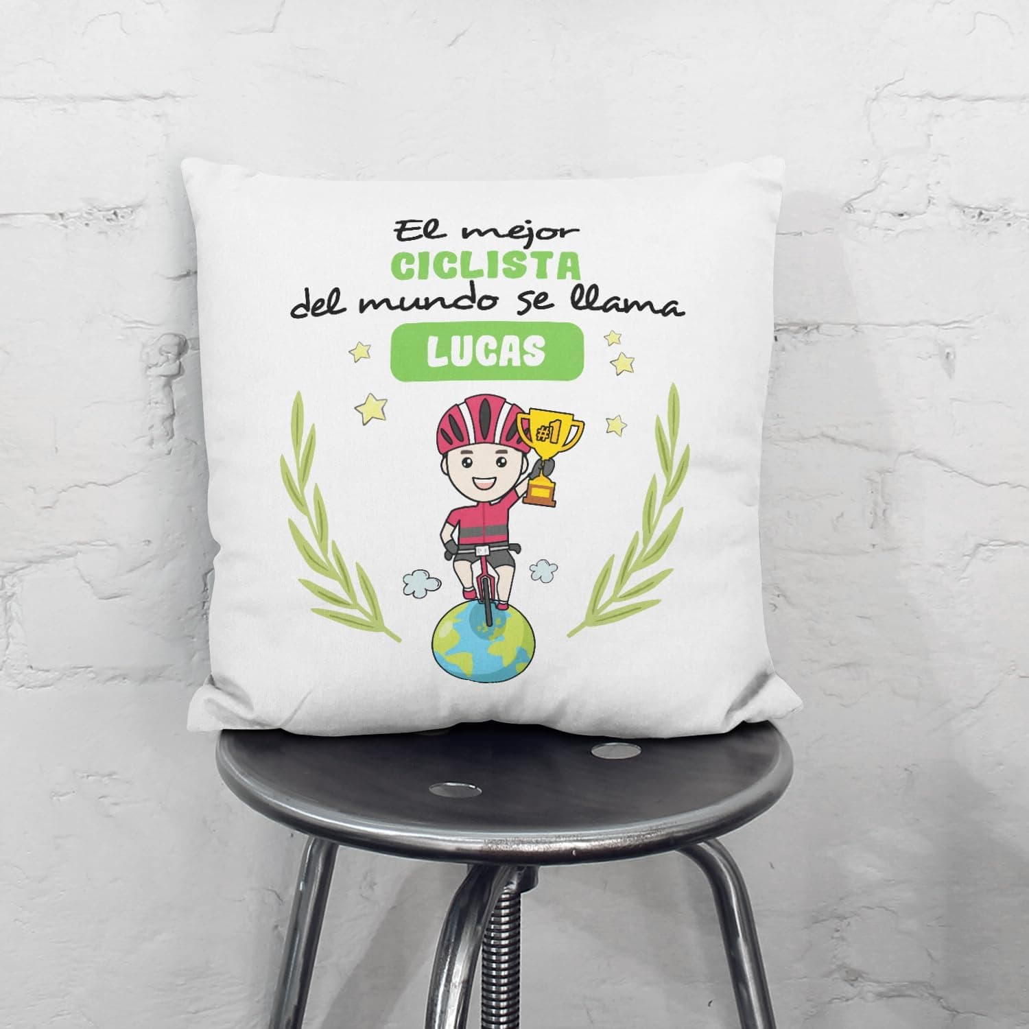 Cojín Personalizable para Ciclista Hombre, foto 2