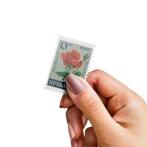 Detalle de un sello con una flor