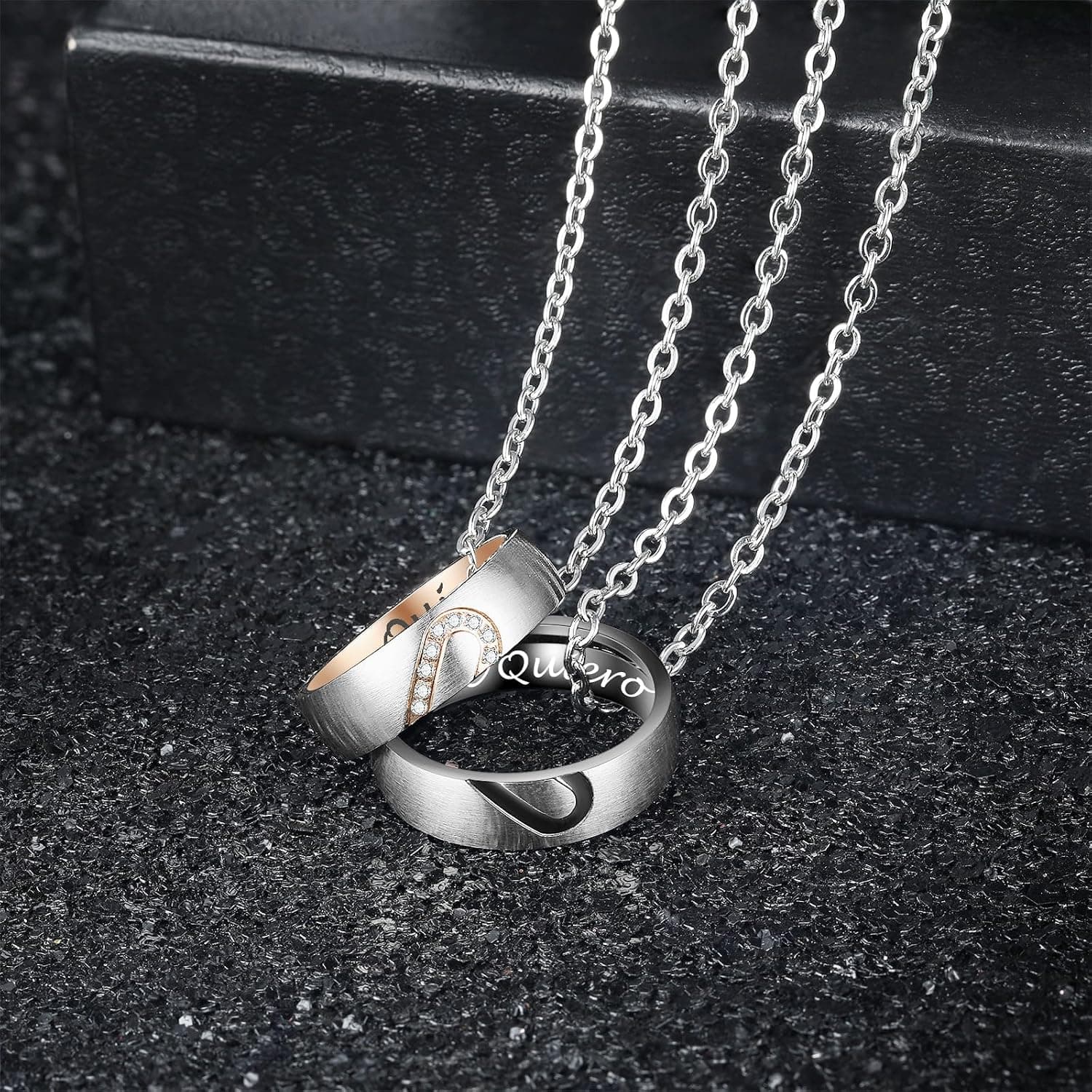 Collar de Corazón Rompecabezas para Parejas, foto 3