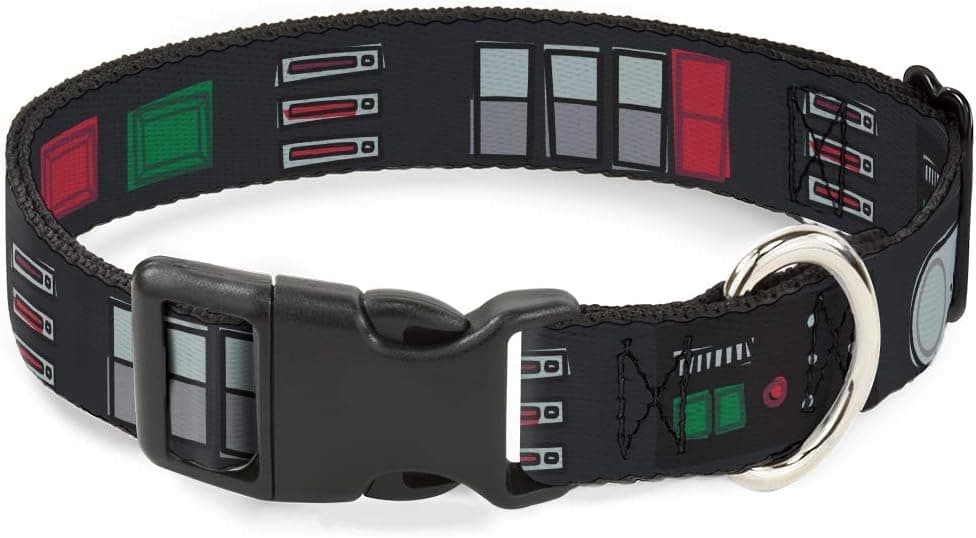 Collar de perro con diseño del cinturón de Darth Vader