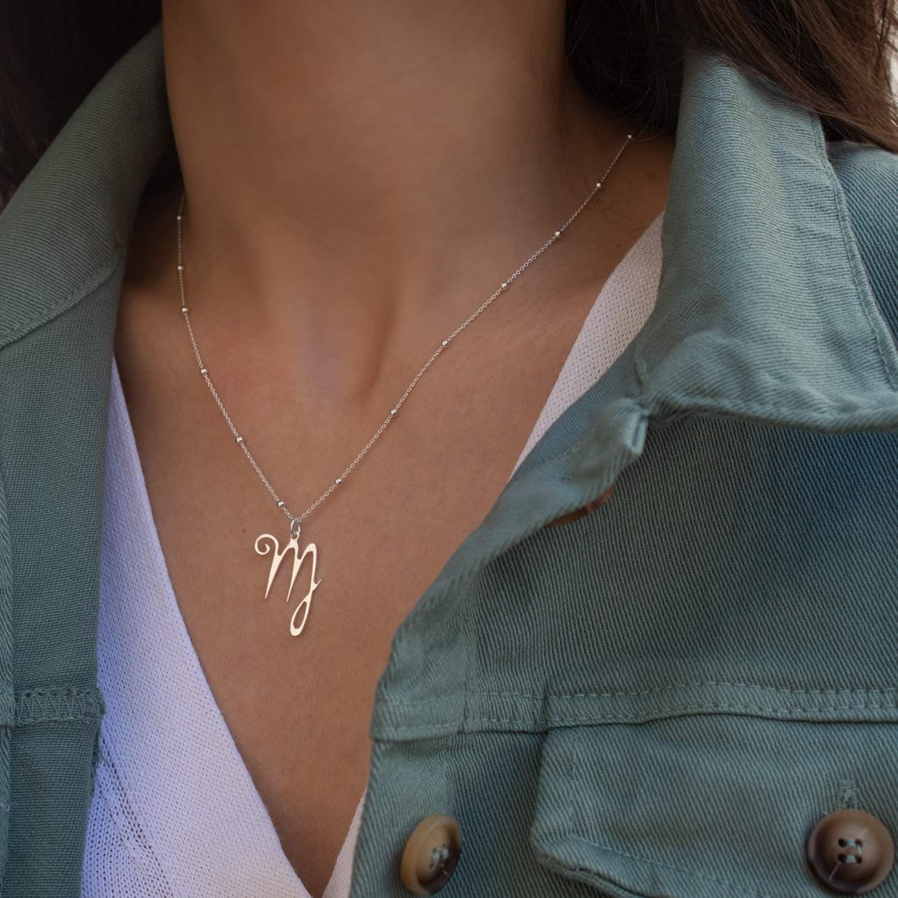 Collar de Virgo en plata de ley Wanda Plata, foto 3