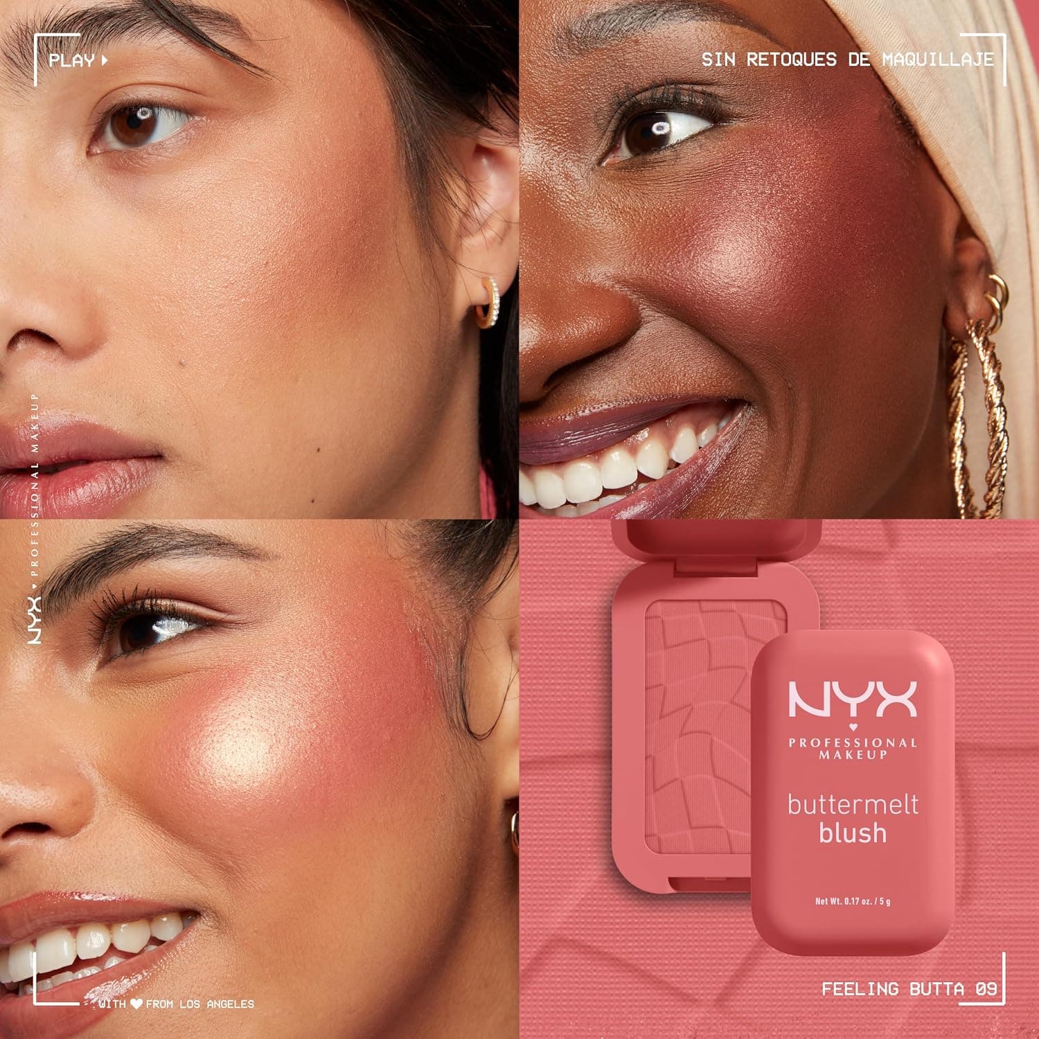 Colorete en polvo Buttermelt, NYX Professional Makeup, foto 2