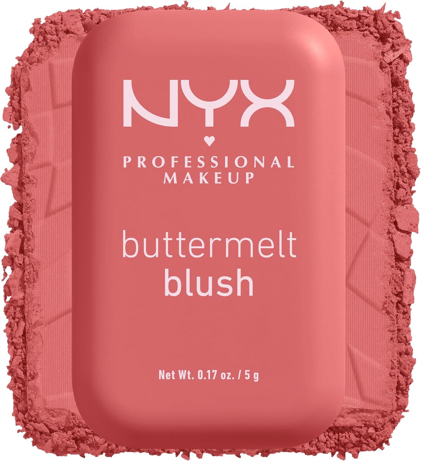 Colorete en polvo NYX Buttermelt en su envase