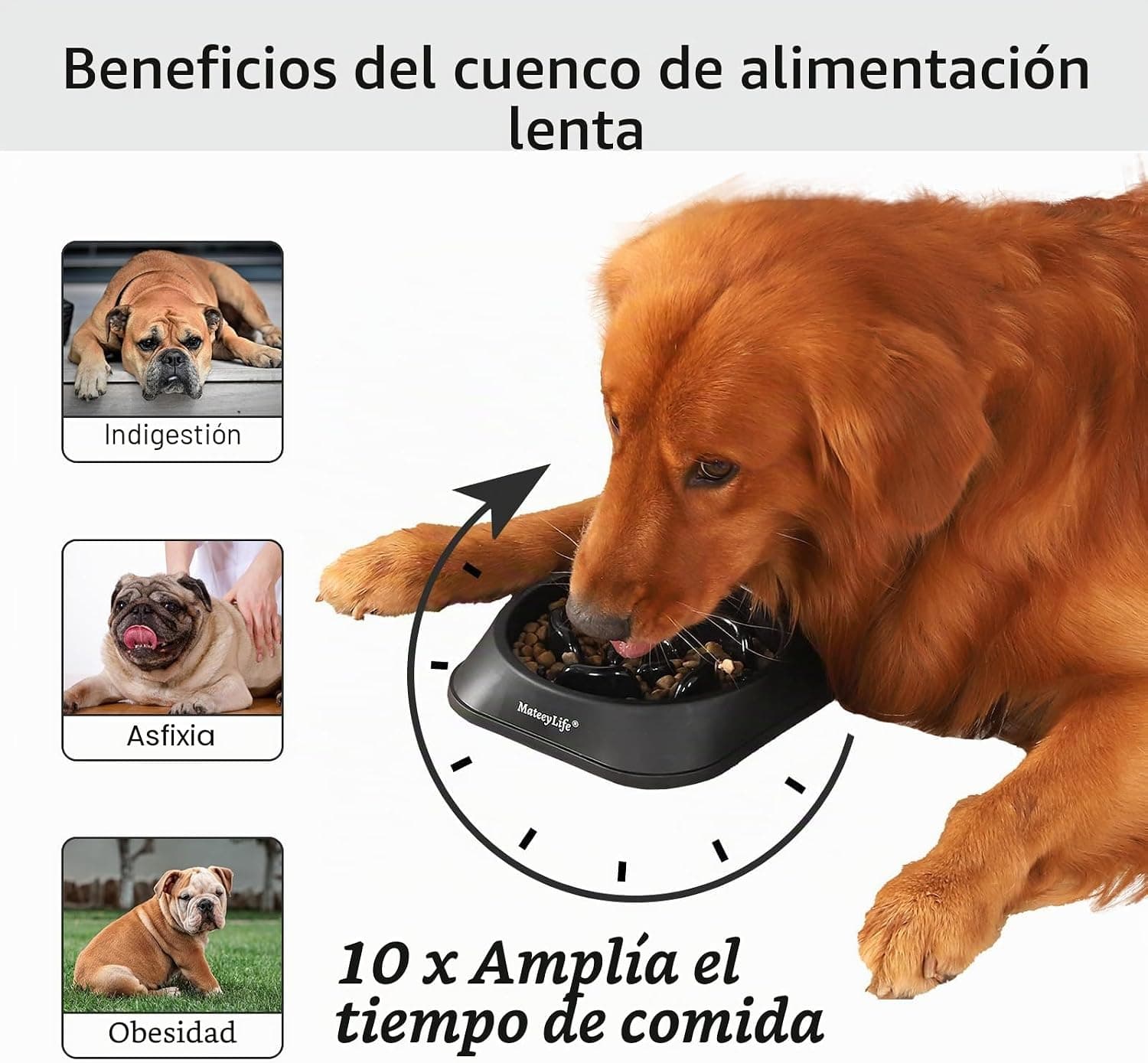 Comedero antivoracidad para perro Mateeylife, foto 2