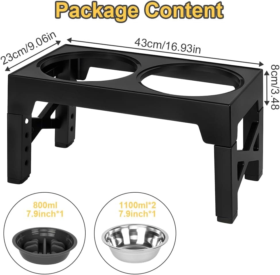 Comedero Elevado para Perro con Altura Ajustable, foto 2