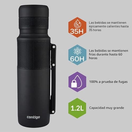 Botella Contigo ISO-Térmica abierta