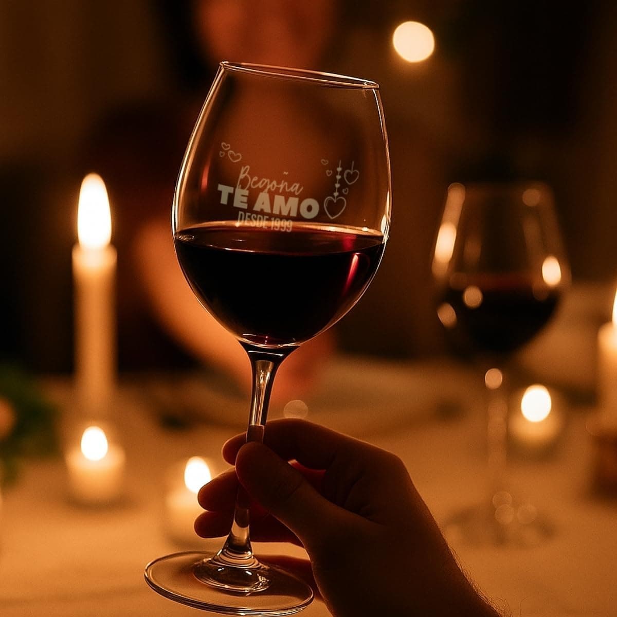 Copa de Vino Personalizada, Cristal Templado, foto 3