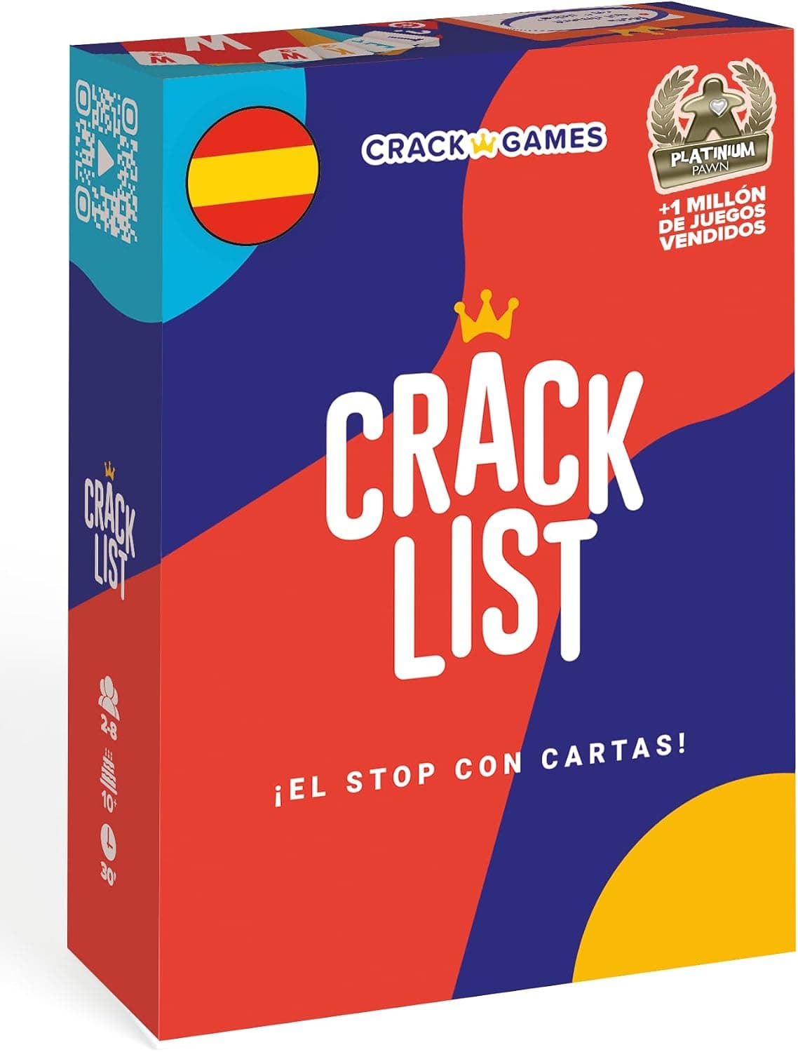Caja del juego de mesa Crack List