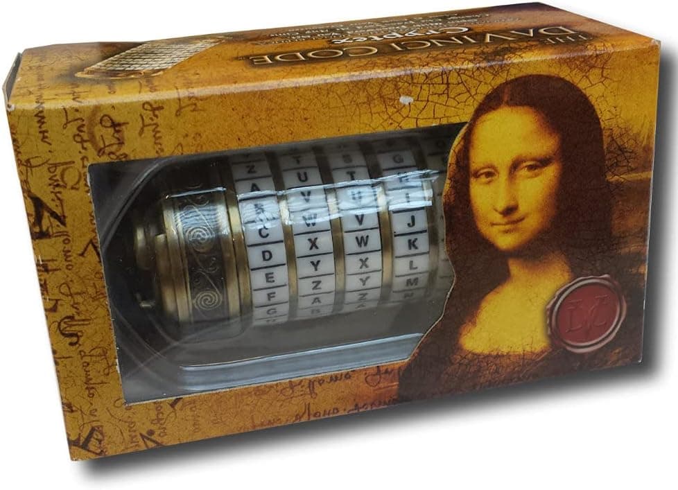 Mini Cryptex de El Código Da Vinci, réplica oficial de The Noble Collection, foto 2