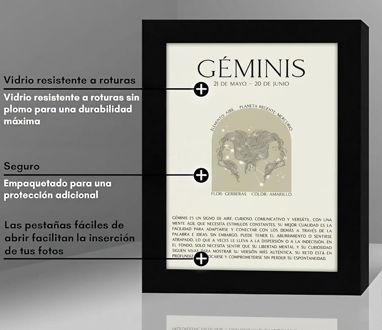 Cuadro decorativo de horóscopo con diseño minimalista, foto 3