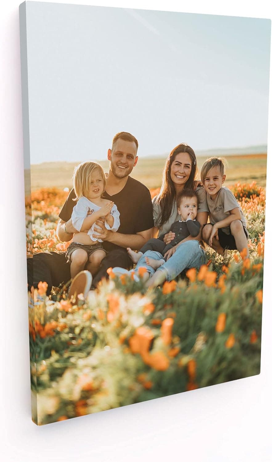 Cuadro panorámico en lienzo de 40x60 cm con foto personalizada