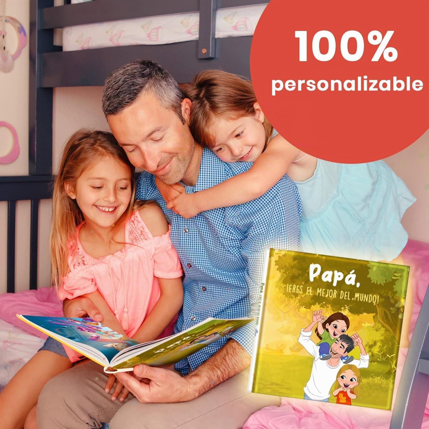 "Papá, ¡eres el mejor del mundo!", cuento personalizado, de Mumablue, foto 3