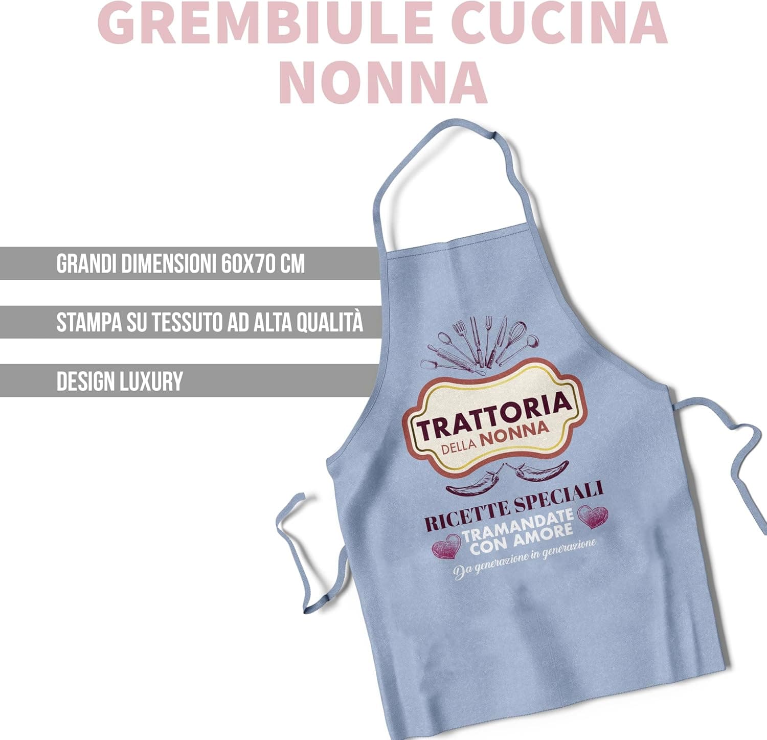 Delantal de Cocina "Trattoria de la Abuela", foto 3