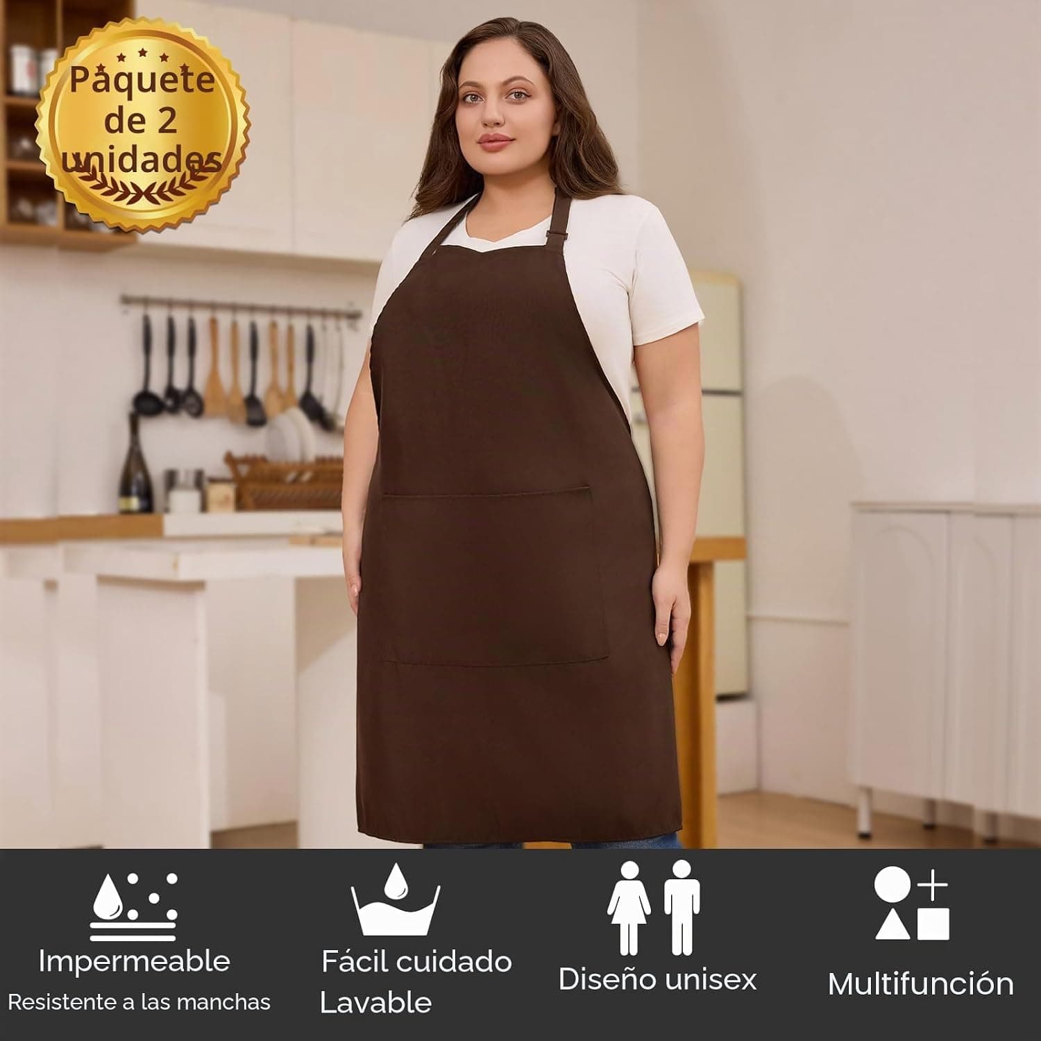 Delantales de chef talla grande FunChaos, foto 2