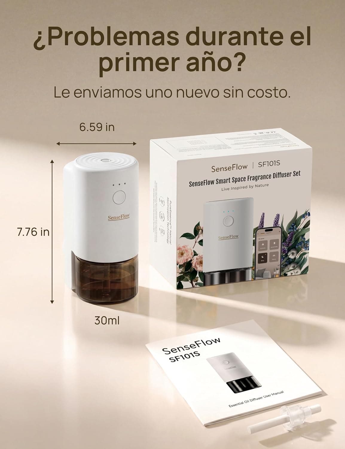 Difusor de aromas inteligente sin agua con wifi, foto 3