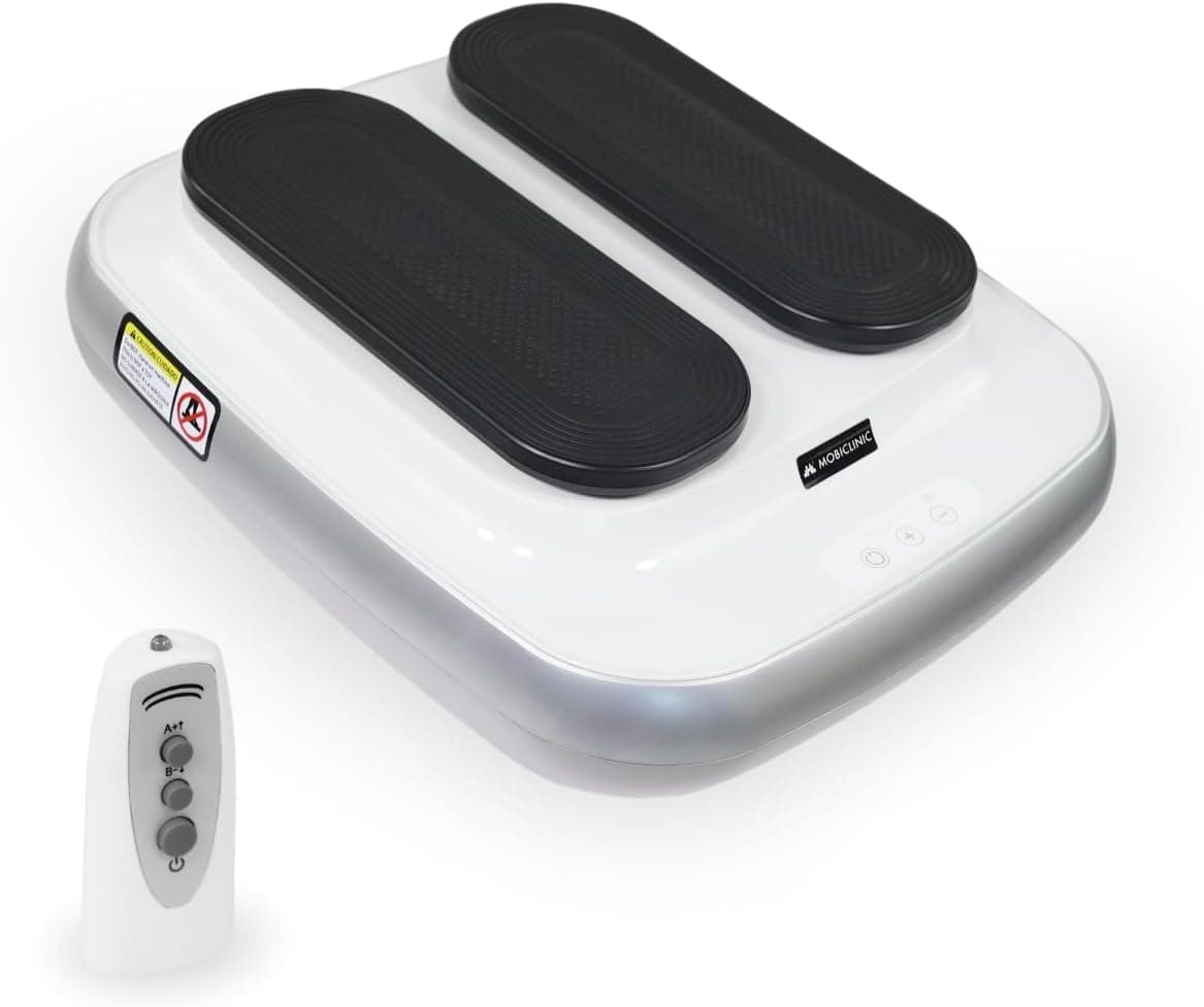 Pedales eléctricos blancos con mando a distancia