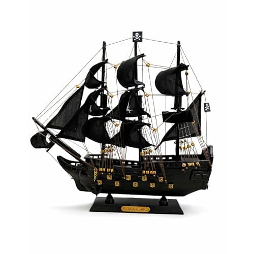 Maqueta decorativa Black Pearl, barco pirata