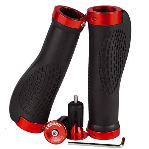 Empuñaduras LYCAON ergonómicas en color rojo