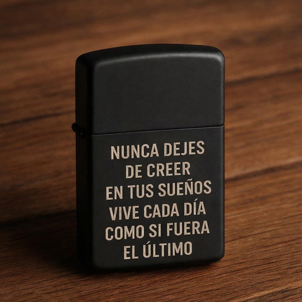 Encendedor de gasolina personalizable grabado, foto 2