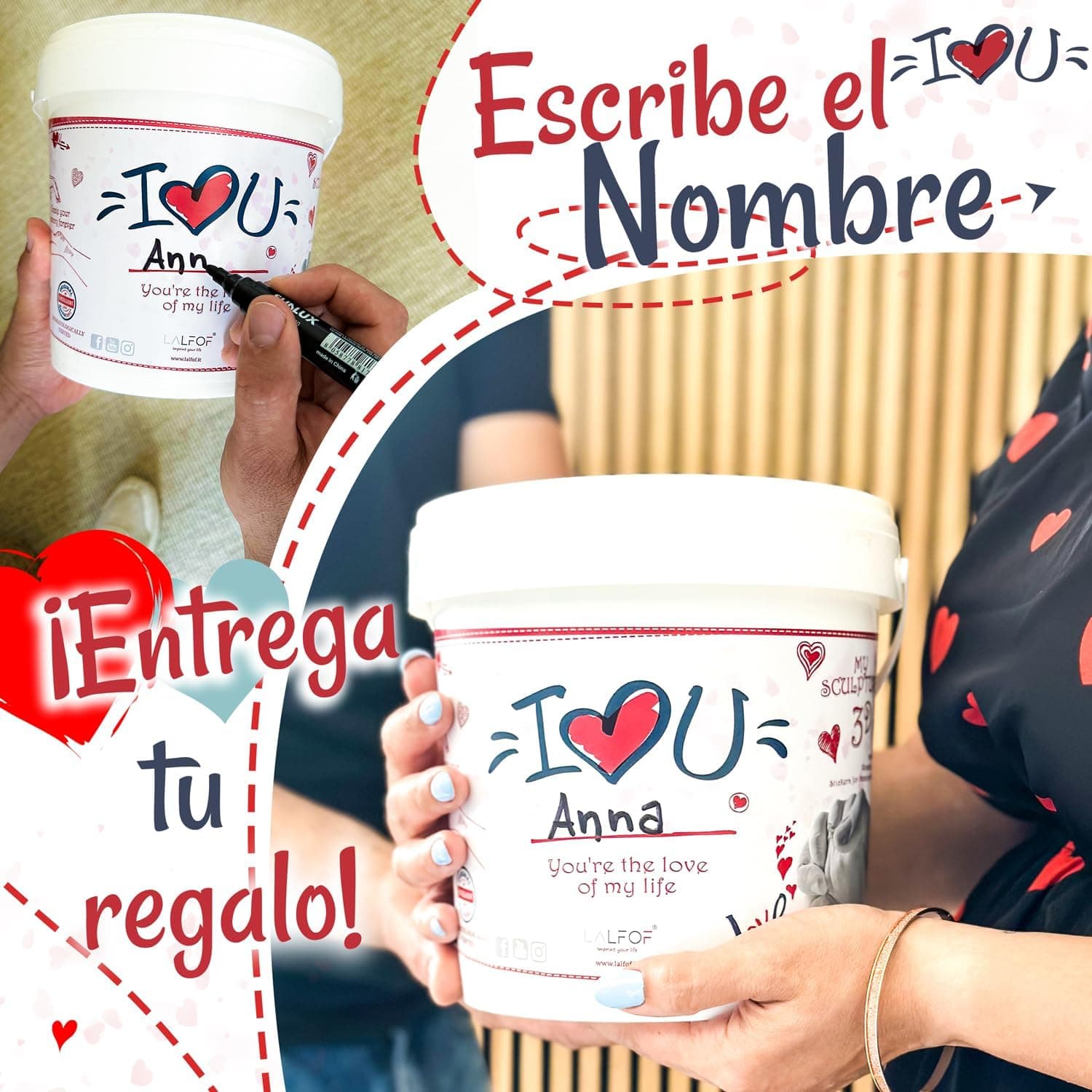 Kit de Escultura de Manos Entrelazadas para Parejas, foto 3