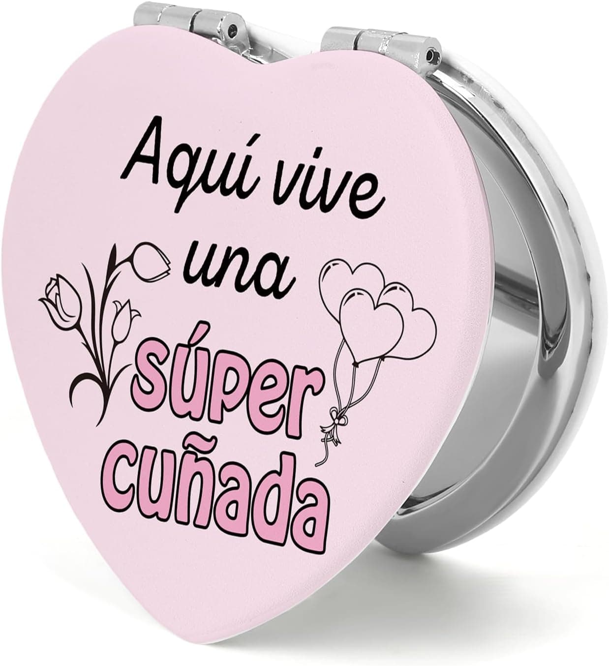 Espejo de maquillaje portátil pequeño