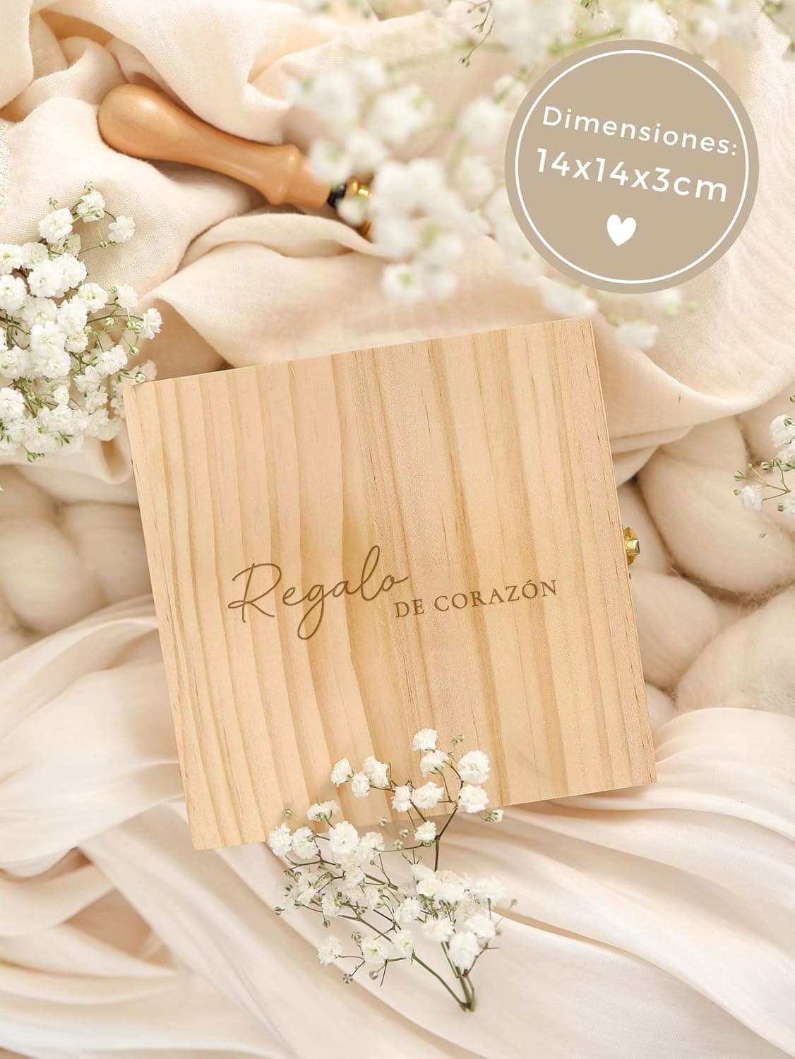 Joli Coon Estuche de madera «¿Quieres ser mi madrina?», foto 3