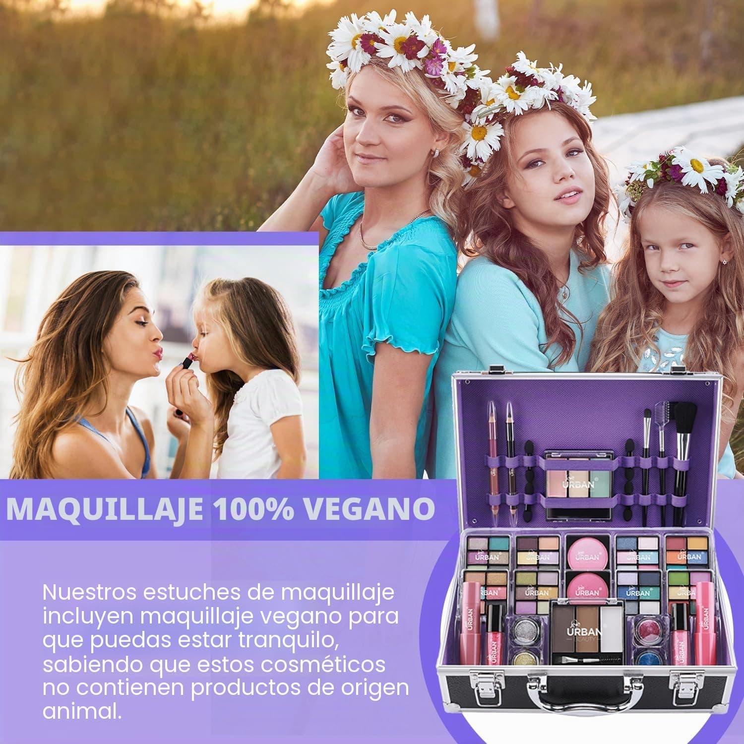 Estuche de maquillaje vegano Bliss, foto 3