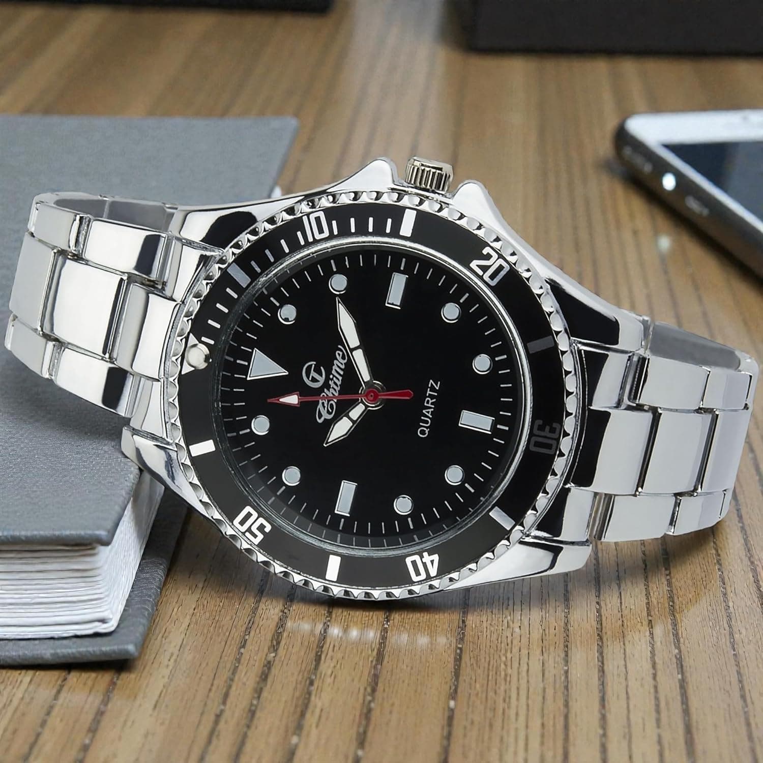 Estuche de regalo para hombre, reloj, cartera y lámpara, de Bellos, foto 2