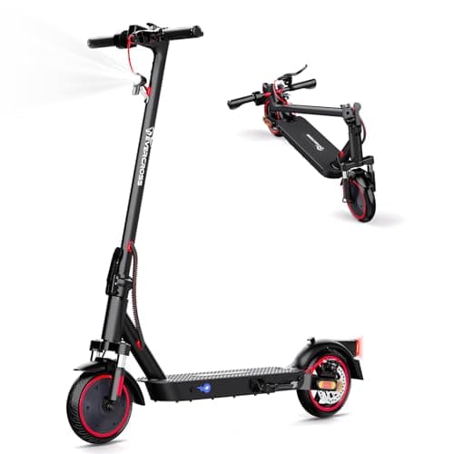 Patinete eléctrico EVERCROSS EV85F plegado sobre fondo blanco