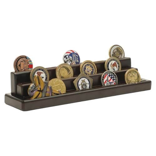 Expositor de madera ZoeQide de 4 filas