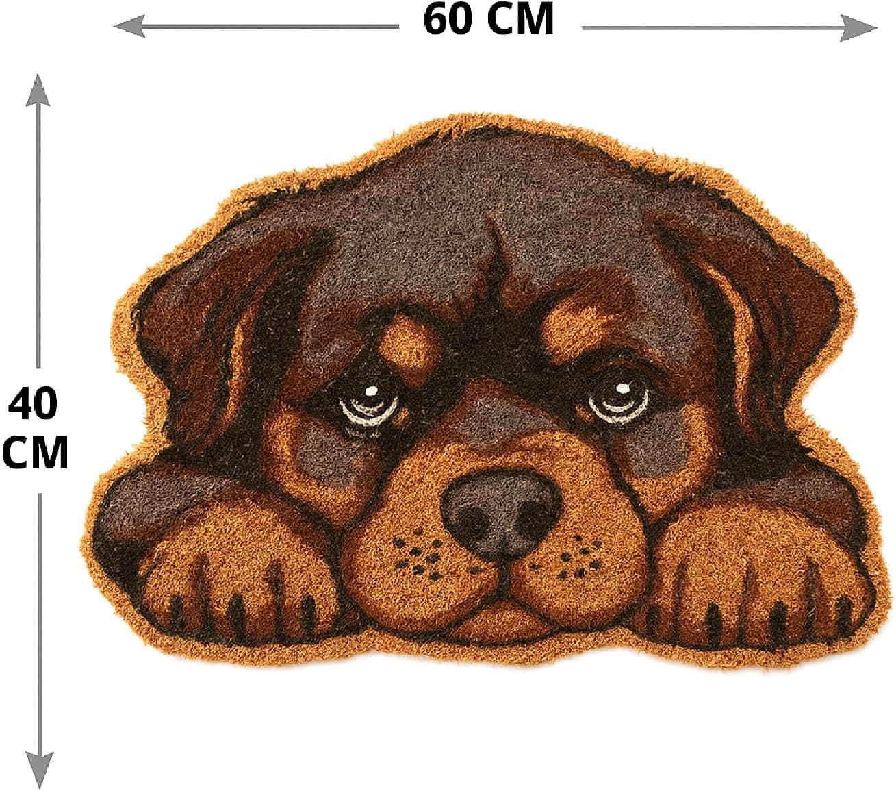 Felpudo de coco con forma de perro para casa nueva, foto 3
