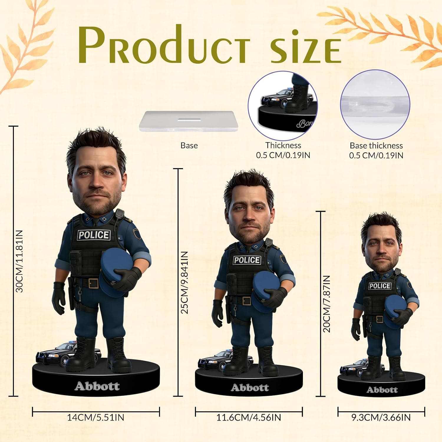 Figura Acrílica Personalizada Estilo Cartoon a Partir de tu Foto, foto 3