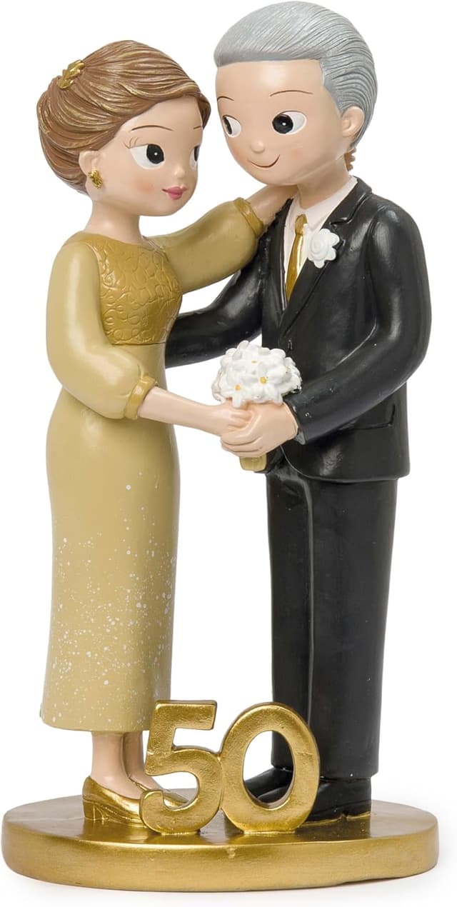 Figura para Pastel Pop & Fun, Bodas de Oro