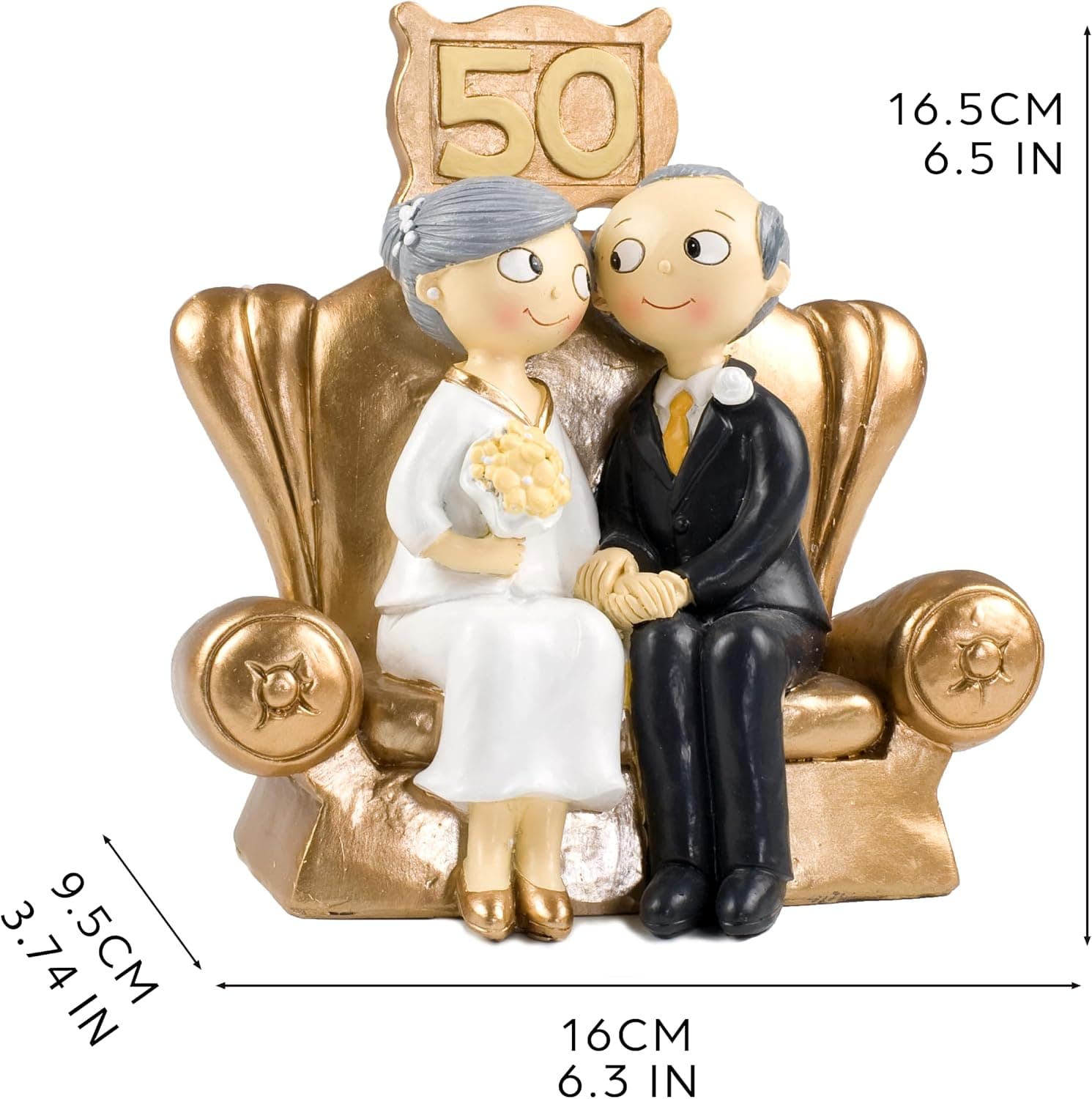 Figura de Tarta para Bodas de Oro, foto 3