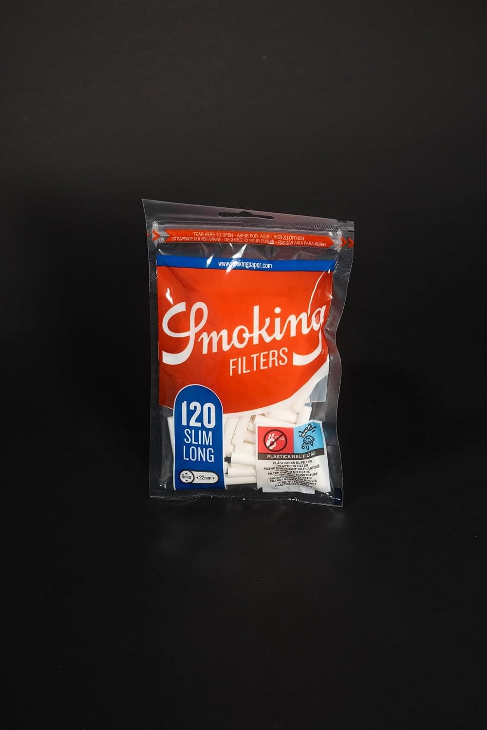 Filtros de liar Smoking Classic Slim Long, foto 3